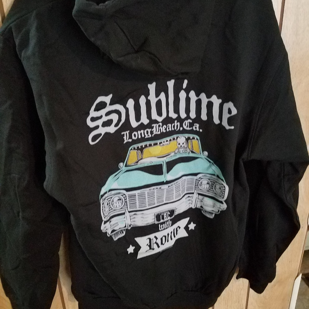 Medium Vintage sublime with Rome concert hoodie